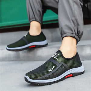 Non Slip Dark Blue Luxury Men Shoes Casual Original Men's Sneakers Shoes Golf Training Sports Fashionable Temis