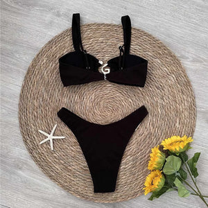 Micro Bikinis 2024 Sexy Women Swimsuits Female Swimwear Spiral Bikini Set Bathing Suit Swimming Suits Beachwear Thong Biquini