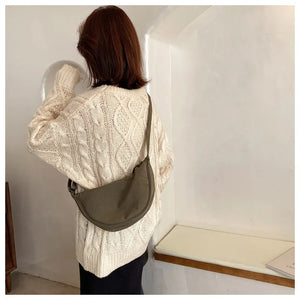 Casual Nylon Hobos Crossbody Bag for Women Designer Shoulder Bags Large Capacity Tote Lady Travel Shopper Bag Female Purses 2025