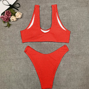 Sexy Bikini 2023 Swimsuit Women Swimwear Push Up Bikini Set Thong Brazilian Bathing Suit Beach Wear Biquini Bather Female