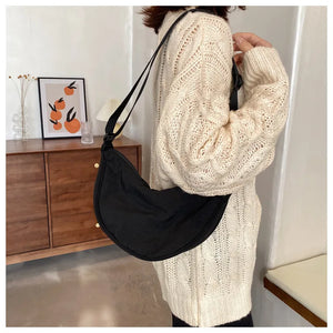 Casual Nylon Hobos Crossbody Bag for Women Designer Shoulder Bags Large Capacity Tote Lady Travel Shopper Bag Female Purses 2025