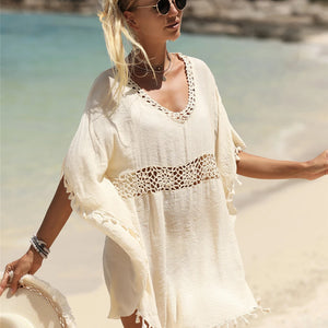 Bohemian Women's Swimsuit Dresses Sexy Beachwear Casual Beach Bathing Suit Cover Up Dress Beach Kimono Cover Ups Beach Dress