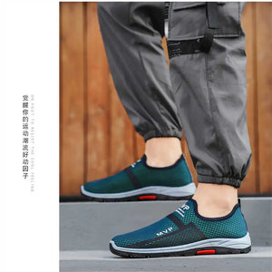 Non Slip Dark Blue Luxury Men Shoes Casual Original Men's Sneakers Shoes Golf Training Sports Fashionable Temis