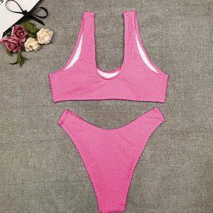 Sexy Bikini 2023 Swimsuit Women Swimwear Push Up Bikini Set Thong Brazilian Bathing Suit Beach Wear Biquini Bather Female