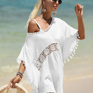 Bohemian Women's Swimsuit Dresses Sexy Beachwear Casual Beach Bathing Suit Cover Up Dress Beach Kimono Cover Ups Beach Dress