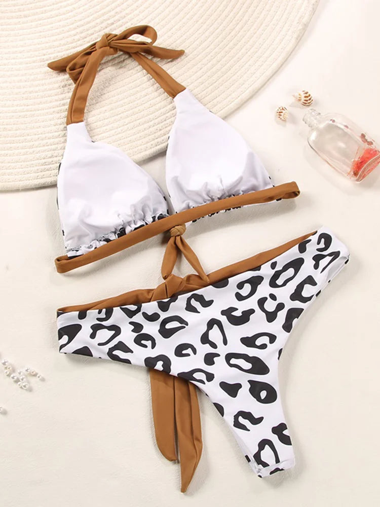 Miyouj Push Up Bikini Set High Waist Bikinis Female String Biquini Fashion Swimsuit Women'S Beach Swim Swimwear Bandeau