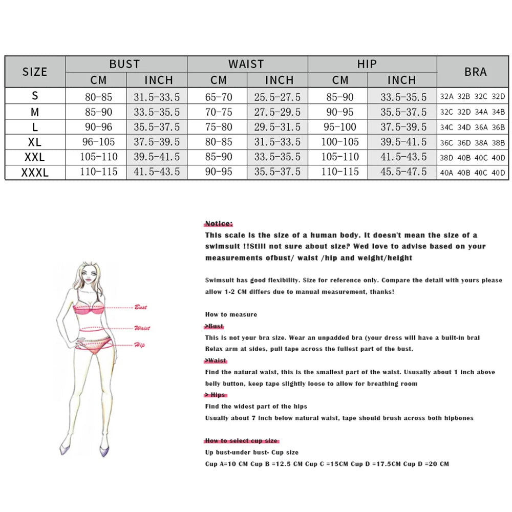 2024 New Sexy Strappy Bandeau Solid Starfish Swimwear Bikini Sets  Women Swimsuits Beachwear Bathing Suits biquini Summer