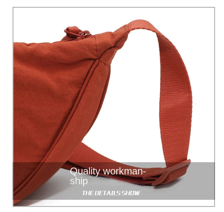 Casual Nylon Hobos Crossbody Bag for Women Designer Shoulder Bags Large Capacity Tote Lady Travel Shopper Bag Female Purses 2025