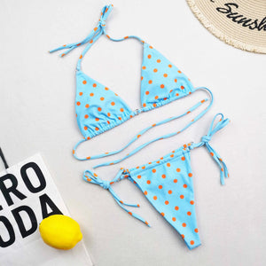 2022 new summer Mini Micro Bikini Set Brazilian Biquinis Triangle Swimwear String Bathing Suit Girl Swimsuit Swim wear Beachwear