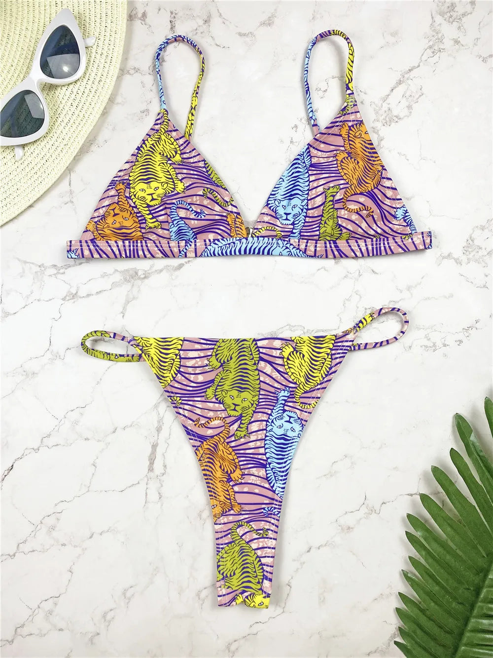 Micro Bikini Brand Swimsuit Thong Bathing Suit Women Push Up Bikini African Print Miami Style Swimwear Brazilian Biquinis Bather