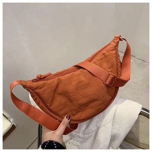 Casual Nylon Hobos Crossbody Bag for Women Designer Shoulder Bags Large Capacity Tote Lady Travel Shopper Bag Female Purses 2025