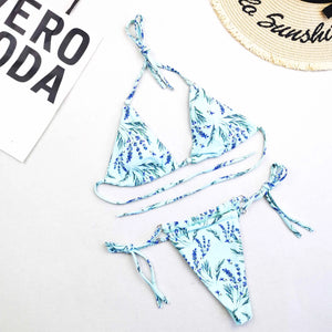 2022 new summer Mini Micro Bikini Set Brazilian Biquinis Triangle Swimwear String Bathing Suit Girl Swimsuit Swim wear Beachwear