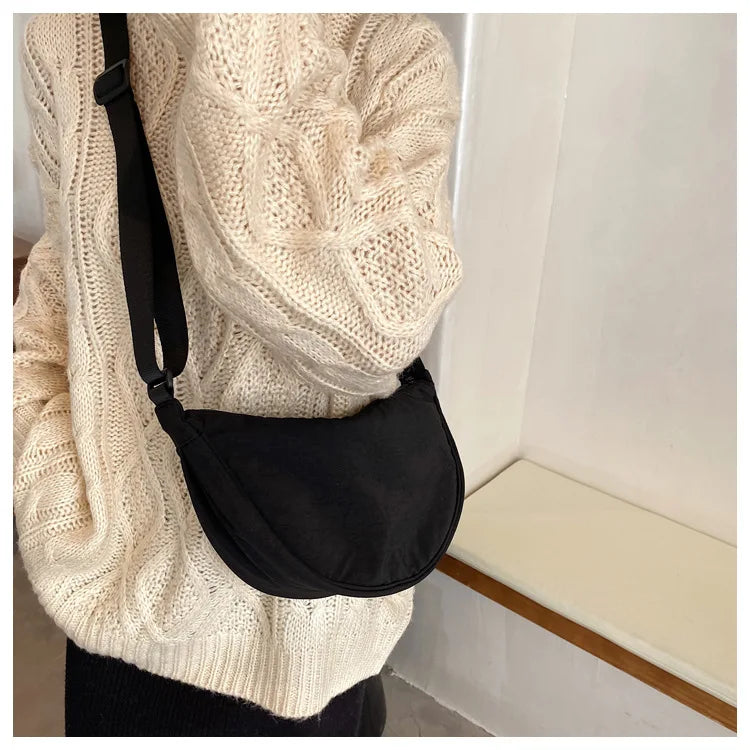 Casual Nylon Hobos Crossbody Bag for Women Designer Shoulder Bags Large Capacity Tote Lady Travel Shopper Bag Female Purses 2025