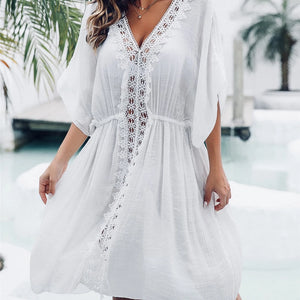 Bohemian Women's Swimsuit Dresses Sexy Beachwear Casual Beach Bathing Suit Cover Up Dress Beach Kimono Cover Ups Beach Dress