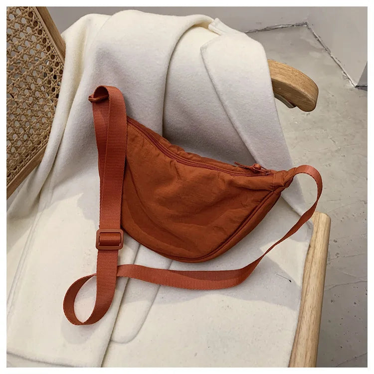 Casual Nylon Hobos Crossbody Bag for Women Designer Shoulder Bags Large Capacity Tote Lady Travel Shopper Bag Female Purses 2025