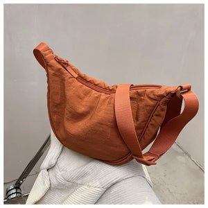 Casual Nylon Hobos Crossbody Bag for Women Designer Shoulder Bags Large Capacity Tote Lady Travel Shopper Bag Female Purses 2025