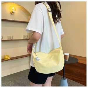 Shoulder Bags Women Solid Harajuku All-match Simple Multifunction Handbags Large Capacity Crossbody Bags for Women Teens Purse