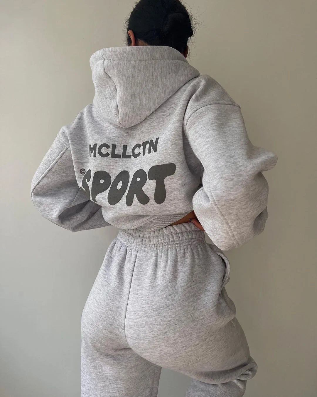 Women Thickened Tracksuit Autumn Winter Warm Hoodies Top Pant Suits Sweatshirts Jogging Pant Outfits Sweatpants 2 Piece Sets