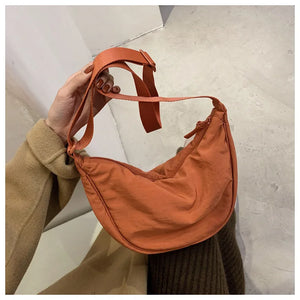 Casual Nylon Hobos Crossbody Bag for Women Designer Shoulder Bags Large Capacity Tote Lady Travel Shopper Bag Female Purses 2025