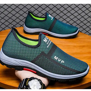 Non Slip Dark Blue Luxury Men Shoes Casual Original Men's Sneakers Shoes Golf Training Sports Fashionable Temis