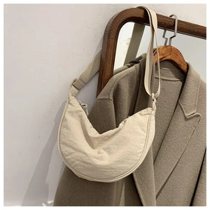 Casual Nylon Hobos Crossbody Bag for Women Designer Shoulder Bags Large Capacity Tote Lady Travel Shopper Bag Female Purses 2025