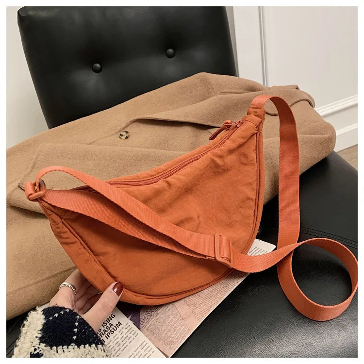 Casual Nylon Hobos Crossbody Bag for Women Designer Shoulder Bags Large Capacity Tote Lady Travel Shopper Bag Female Purses 2025