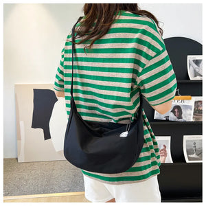 Shoulder Bags Women Solid Harajuku All-match Simple Multifunction Handbags Large Capacity Crossbody Bags for Women Teens Purse