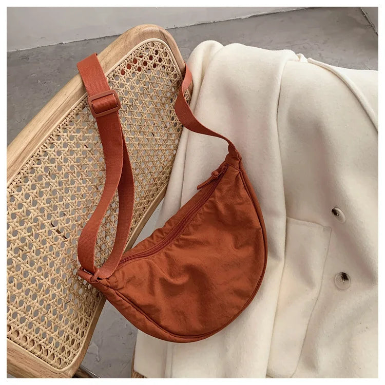 Casual Nylon Hobos Crossbody Bag for Women Designer Shoulder Bags Large Capacity Tote Lady Travel Shopper Bag Female Purses 2025