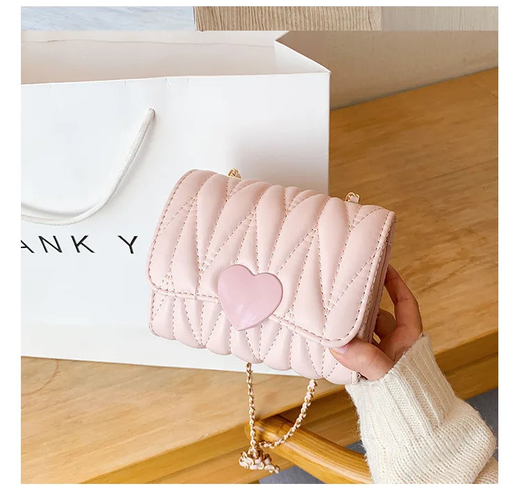 Lovely and Sweet 2023 New Korean Version Side Bags for Girls Fashion All-match Crossbody Bags for Women Flap Pocket Small Bags