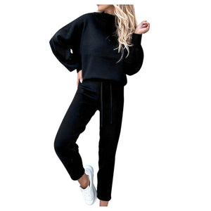 Women's Tracksuit Spring Autumn Two Piece Set Loose Sweatshirts Jogger Pants Sets Female Casual Sportswear Suit Streetwear