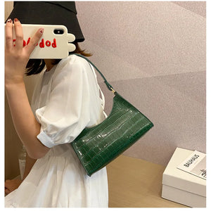 Fashion Exquisite Shopping Bag Retro Casual Women Totes Shoulder Bags Female Leather Solid Color Chain Handbag