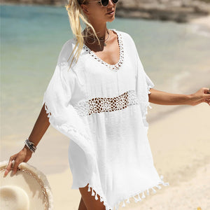 Bohemian Women's Swimsuit Dresses Sexy Beachwear Casual Beach Bathing Suit Cover Up Dress Beach Kimono Cover Ups Beach Dress