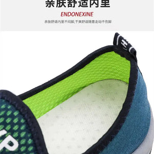 Non Slip Dark Blue Luxury Men Shoes Casual Original Men's Sneakers Shoes Golf Training Sports Fashionable Temis