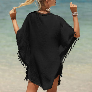 Bohemian Women's Swimsuit Dresses Sexy Beachwear Casual Beach Bathing Suit Cover Up Dress Beach Kimono Cover Ups Beach Dress