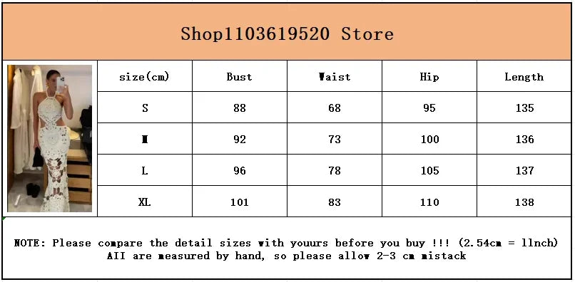 Women Fashion 3d Flower Hang Neck Hollow Dress Sexy Solid Sleeveless Backless Slim Dresses 2024 Summer Beach Party Gowns ﻿