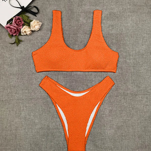 Sexy Bikini 2023 Swimsuit Women Swimwear Push Up Bikini Set Thong Brazilian Bathing Suit Beach Wear Biquini Bather Female