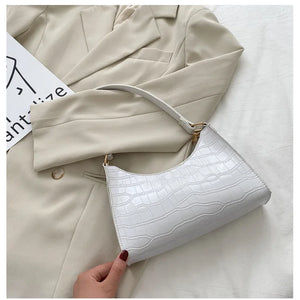 Fashion Exquisite Shopping Bag Retro Casual Women Totes Shoulder Bags Female Leather Solid Color Chain Handbag