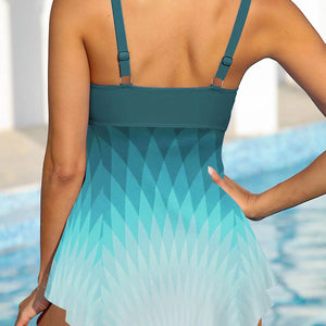 2023 New Summer Women's Fashion Beach Swimwear Tankini Monokini Swimwear Two Piece Swimwear New Print Beach Women's Tankini