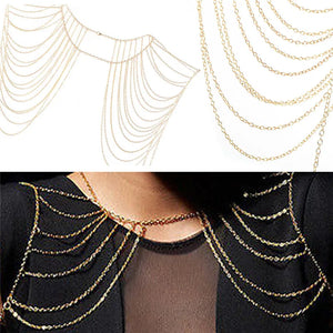 Body Jewelry Sexy Chest Chain Bikini Belly Chains For Women Cross Waist Chains Female Body Suit Girl Beach Fashion Simple Luxury