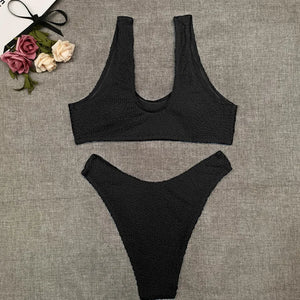 Sexy Bikini 2023 Swimsuit Women Swimwear Push Up Bikini Set Thong Brazilian Bathing Suit Beach Wear Biquini Bather Female