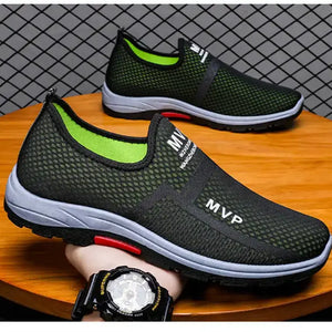 Non Slip Dark Blue Luxury Men Shoes Casual Original Men's Sneakers Shoes Golf Training Sports Fashionable Temis