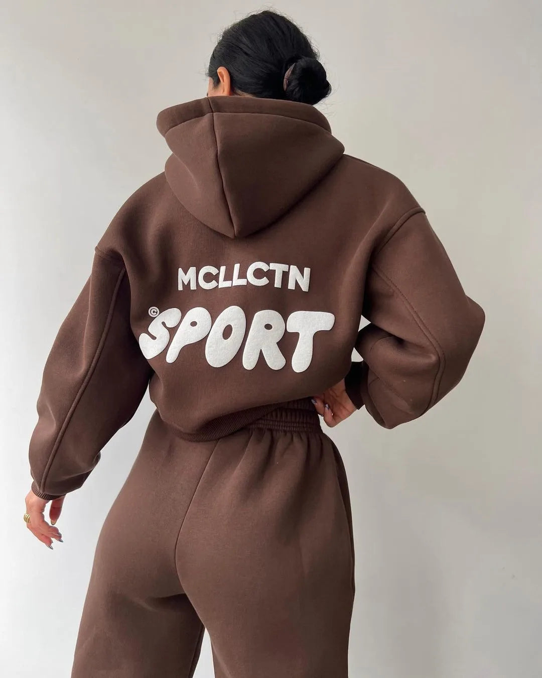 Women Thickened Tracksuit Autumn Winter Warm Hoodies Top Pant Suits Sweatshirts Jogging Pant Outfits Sweatpants 2 Piece Sets