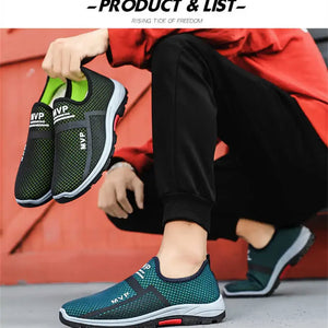 Non Slip Dark Blue Luxury Men Shoes Casual Original Men's Sneakers Shoes Golf Training Sports Fashionable Temis