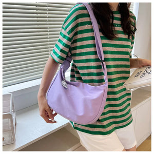 Shoulder Bags Women Solid Harajuku All-match Simple Multifunction Handbags Large Capacity Crossbody Bags for Women Teens Purse