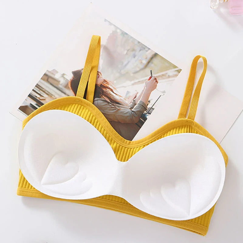 Women Sexy Bras For Invisible Push Up Lingerie Padded Bralette Wrap Top Bra Bustier Female Underwear