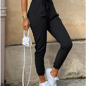 New Summer Jumpsuit Women Elegant Casual Lapel Buckle Printed Female Jumpsuit Woman Trousers Playsuit Overalls Bodysuit Romper