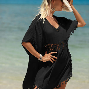 Bohemian Women's Swimsuit Dresses Sexy Beachwear Casual Beach Bathing Suit Cover Up Dress Beach Kimono Cover Ups Beach Dress