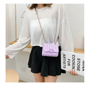 Lovely and Sweet 2023 New Korean Version Side Bags for Girls Fashion All-match Crossbody Bags for Women Flap Pocket Small Bags