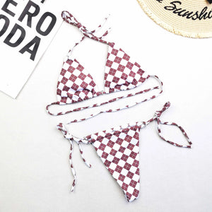 2022 new summer Mini Micro Bikini Set Brazilian Biquinis Triangle Swimwear String Bathing Suit Girl Swimsuit Swim wear Beachwear