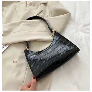 Fashion Exquisite Shopping Bag Retro Casual Women Totes Shoulder Bags Female Leather Solid Color Chain Handbag